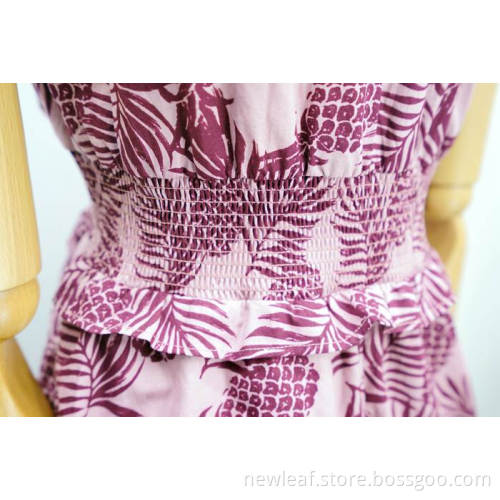 Neues Design Custom Fashion Print Girl Kleid